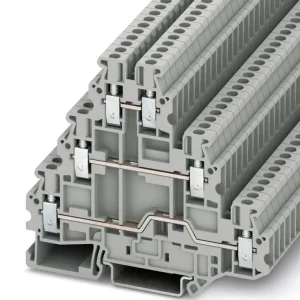 Bloc de conexiuni triplu 6 pini 0.14 mm² 4 mm² gri 50 buc. Phoenix Contact UT 2,5-3L 3214259 Ofertă limitată