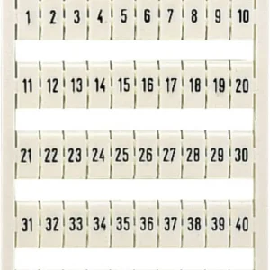 Plăcuţe inscripţionare, 41-50 vertical, 5-5,2 mm Preț mic