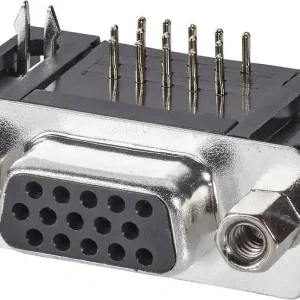Conector D-SUB mamă 15 pini 90° ASSMANN WSW A-HDF 15 A-KG/T Preț redus
