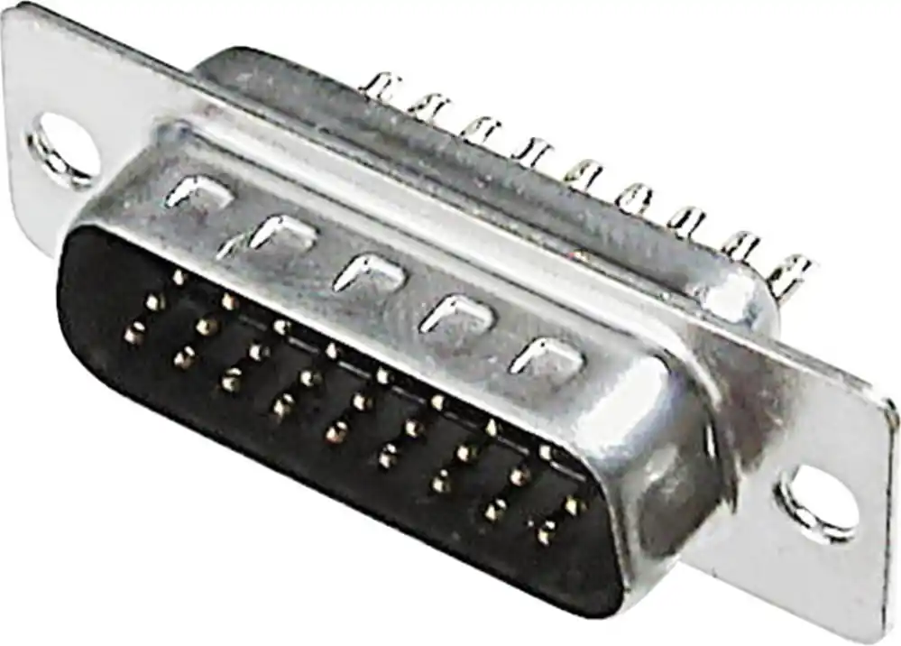 Bestseller Conector D-SUB mamă 15 pini 180˚ ASSMANN WSW A-HDF 15 LL/Z