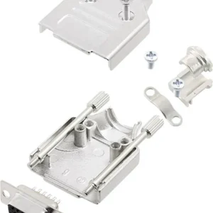 Set conector D-SUB mamă 15 pini 180° Encitech MHDM-09-HDS15-K 6355-0059-11 Preț mic