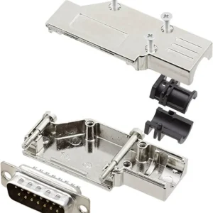 Preț mic Set conector D-SUB tată 15 pini 90° encitech DCMR-FK-15-DBP-K 6355-0065-02