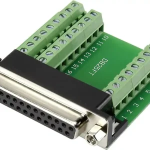 Conector D-SUB mamă 25 pini 90˚ TRU COMPONENTS DSUB25F-27TB-3 Livrare rapidă