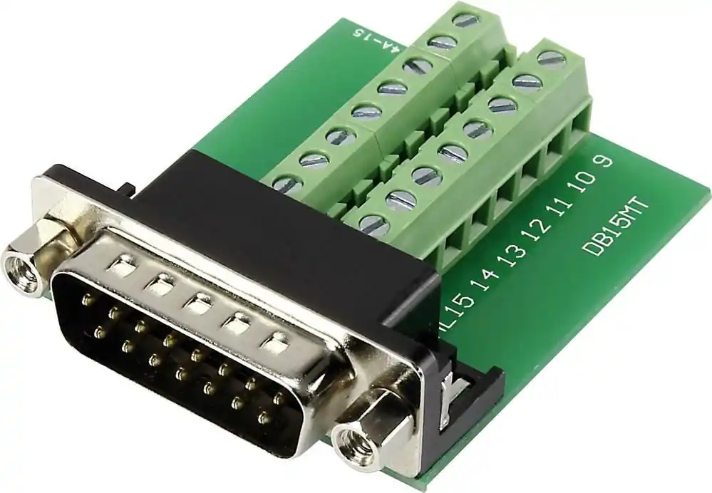 Vezi acum Conector D-SUB tată 15 pini 90˚ TRU COMPONENTS DSUB15M-16TB-2