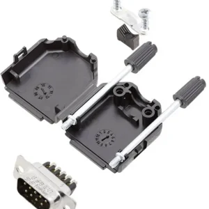 Set conector D-SUB tată 25 pini 180° Amphenol L17DPPK25-BK+L717DB25PST Doar azi