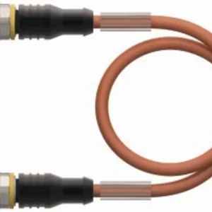 Expediere rapidă Cablu senzor/actuator M12 1 m 4 pini Turck RKC4.4T-1-RSC4.4T/TXO 6627250