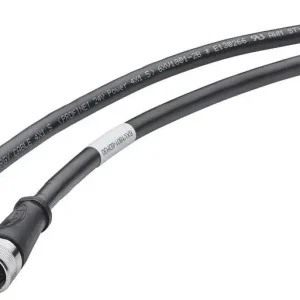 Siemens 6XV18016DH10 Cablu de alimentare M12-180/M12-180 codat L 4 pini 1 m Disponibil imediat