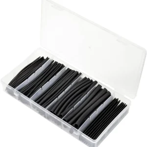 Ofertă specială Set tuburi termocontractabile 2:1 negru 170 buc. Tru Components TC-9206232