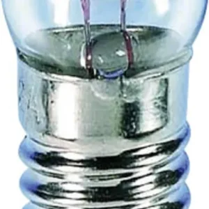 Bec sferic Barthelme, soclu E10, 2.5 V, 0.75 W, 0,3 A, transparent Livrare gratuită