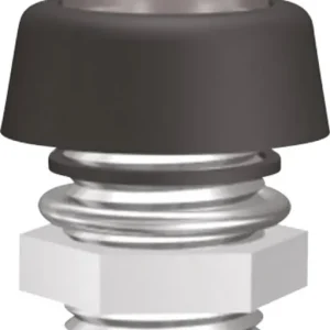 Doar azi Soclu crom etanș pentru LED de 5 mm