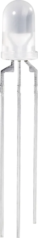 Led bicolor 5 mm, CQX 95 / WU-1-91EWG, roșu / verde, 60°, tipul carcasei 5 mm, 90/70 mcd Preferatul clienților