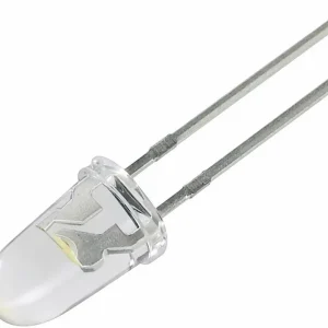 Led alb-cald, ultra-luminos, Yoldal YI-WS3D60N-(4), alb auriu, 60º, tipul carcasei 3 mm, 1500 mcd Reducere