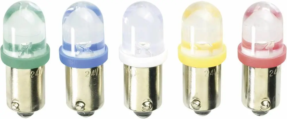 Mai ieftin Becuri tubulare cu led Barthelme 59092411, 24 V, soclu BA9s, roșu