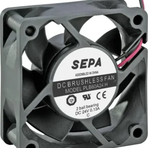 Lichidare de stoc Ventilator axial 24 V/DC 36.7 m³/h (L x l x î) 60 x 60 x 25 mm SEPA PLB60A24SE16A