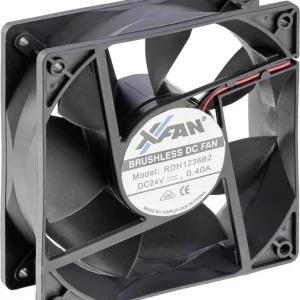 X-Fan RDH1238S Ventilator axial 24 V/DC 217.8 m³/h (L x l x î) 120 x 120 x 38 mm Cumpărături sigure