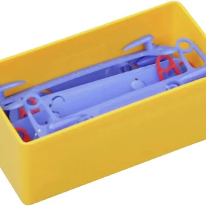 Compartiment cutie de depozitare (L x l x î) 54 x 110 x 45 mm, galben, Allit 456301 Chilipir