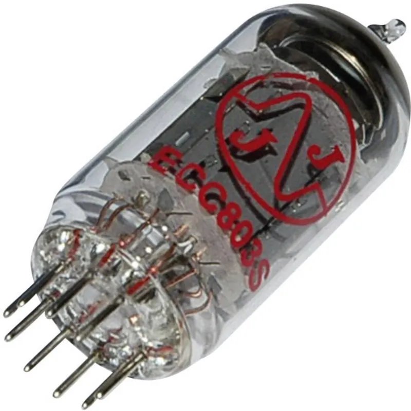 Tub electronic ECC 803 s = E 83 CC triodă dublă 250 V 1.25 mA 9 pini soclu noval Mai ieftin