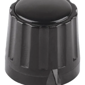 Buton Mentor, seria 36, buton pentru seria 36, negru, diametrul axei 6 mm Plată securizată