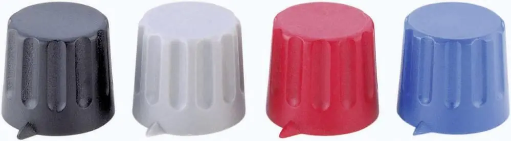 Plată sigură Buton cu indicator Strapubox, Ø ax 6 mm, 20/6 mm, gri