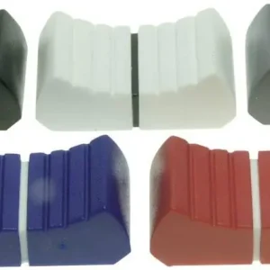 Buton striat pentru potențiometru glisant ALPS 76621 (L x l) 13 x 25 mm gri Lichidare de stoc