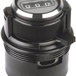 Buton rotativ digital negru Mentor 6622.1000 Popular