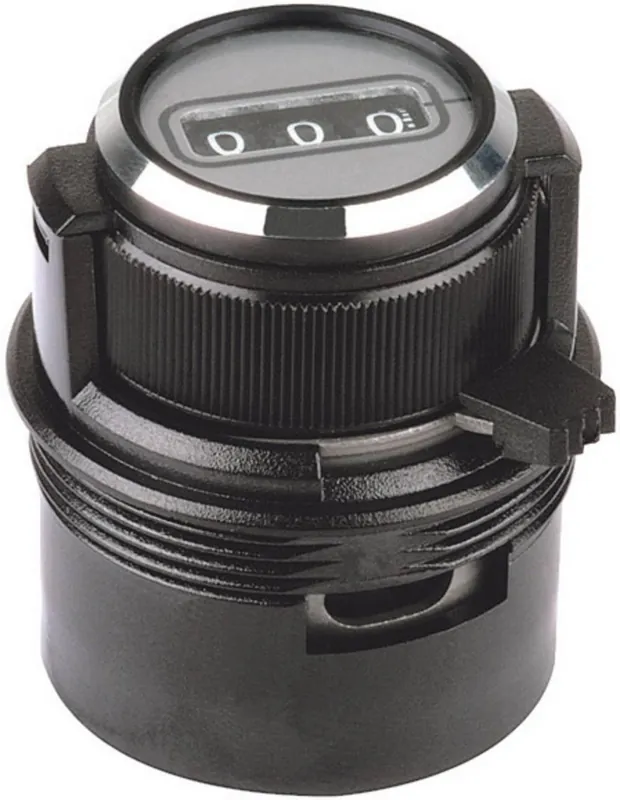 Buton rotativ digital negru Mentor 6622.1000 Popular