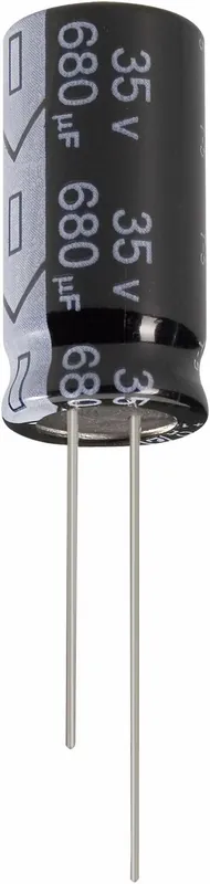 Calitate înaltă Condensator electrolitic 220 µF 35 V (Ø x L) 8 mm x 20 mm 1 buc. Jianghai ECR1VGC221MFF350820