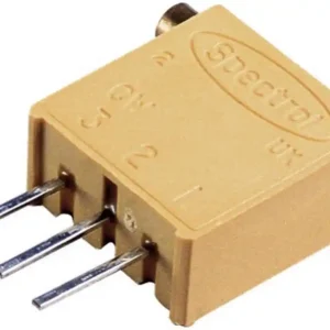 Plată securizată Potenţiometru de precizie multitură Vishay, regulator lateral, tip 64 X, 10 kΩ