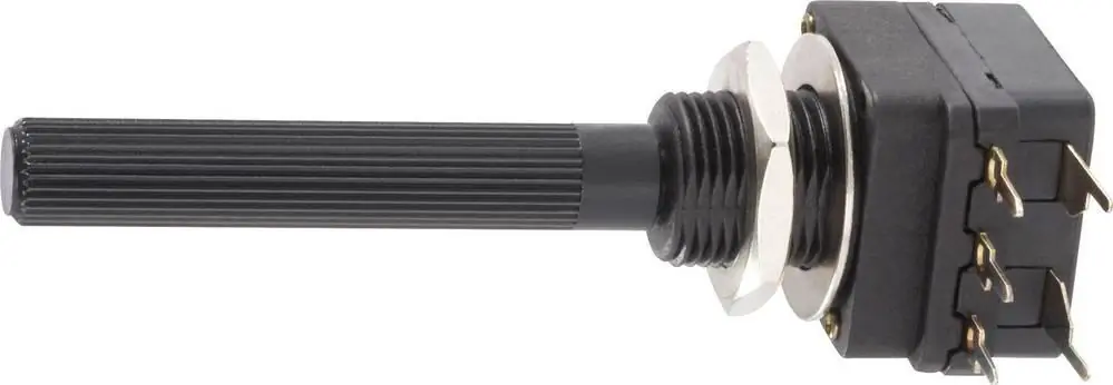 Potențiometru rotativ cu comutator mono 0.2 W 1 kΩ Piher PC16SH-10IP06102A2020IMTA Retur gratuit