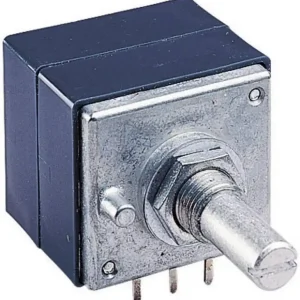 Potențiometru rotativ stereo 0.05 W 100 kΩ ALPS RK 27112 100K Popular