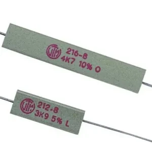 Ultima șansă Rezistență de putere 12 Ω, axială, 5 W, VitrOhm KH208-810B12R, 1 buc.