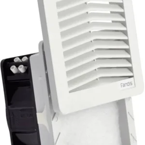 Retur gratuit Ventilator filtrant 230 V/AC 18 W (l x î x A) 150 x 150 x 65.5 mm Fandis FF12A230UF