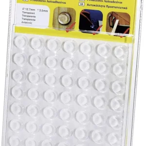 Mai ieftin Set amortizoare elastice Bumpon 3M, 12,7 x 3,5 mm, poliuretan transparent