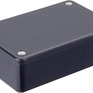 Carcasă euro ABS negru Hammond Electronics 1591MBK Expediere rapidă