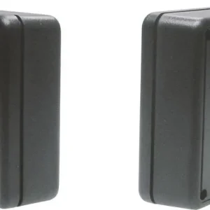 Carcasă plastic cu compartiment baterie 6006 Strapubox, neagră Bestseller