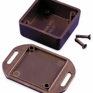 Carcasă euro ABS negru Hammond Electronics 1551PFLBK Ultima șansă