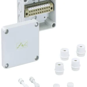 Noutate Carcasă cu bloc de conexiuni 110 x 110 x 66 mm polistiren (EPS) gri Spelsberg RKK 4/12-12x4² 61040401