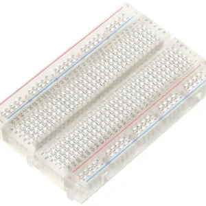 TRU COMPONENTS Placă breadboard autoadezivă transparentă 400 puncte (L x l) 82.5 mm x 54.6 mm Reducere de preț