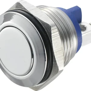 Buton de comandă 48 V/DC 2 A 1 x OFF/(ON) cu revenire IP65 Tru Components GQ 16F-S Doar azi