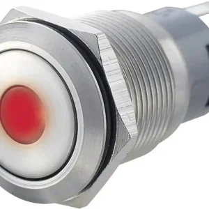 Ofertă întrerupător 19 mm anti-vandalism, iluminare punctuală, 250 V/AC 5 A