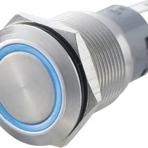 întrerupător 19 mm anti-vandalism, iluminare inelară, 250 V/AC 5 A Reduceri