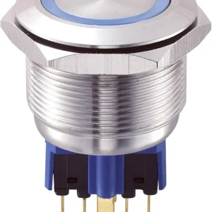 întrerupător 25 mm anti-vandalism, iluminare inelară, 250 V/AC 5 A Preț mic