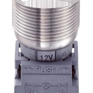 Retur gratuit întrerupător 19 mm anti-vandalism, iluminare inelară, 250 V/AC 5 A