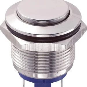 Popular întrerupător 19 mm anti-vandalism 48 V/DC 2 A, TRU COMPONENTS GQ19H-10/J/N