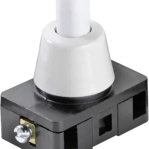 Reducere extra întrerupător cu buton 8001 1 x ON/OFF 250 V/AC 6 (2) A
