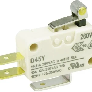 Vezi acum ZF D453-V1RA Microîntrerupător D453-V1RA 250 V/AC 16 A 1 x ON/(ON) cu revenire