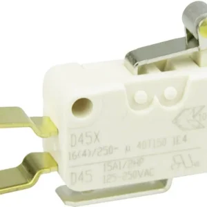 ZF D45U-V3RA Microîntrerupător D45U-V3RA 250 V/AC 16 A 1 x On/(On) cu revenire Ultima șansă