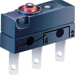 Reducere extra ZF DC2C-L1AA Microîntrerupător DC2C-L1AA 250 V/AC 10 A 1 x On/(On) cu revenire