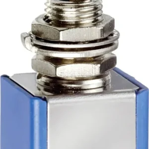 întrerupător miniatură cu manetă ON/OFF/ON APEM 5649AB Retur ușor