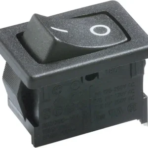 Plată sigură întrerupător basculant Marquardt tip Rocker 1801.6115 1 x ON/OFF 250 V/AC 6 (4) A